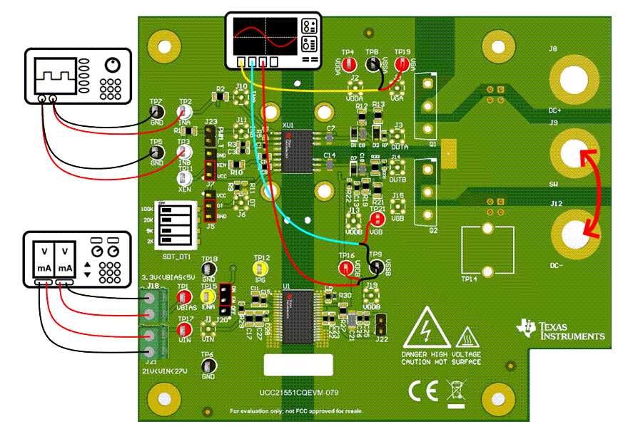 Location Circuit - Texas Instruments UCC21551CQEVM-079 Evaluation Module